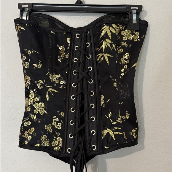 Masoumi Hoss International Corsette VTG Gold Black S - Picture 3 of 4